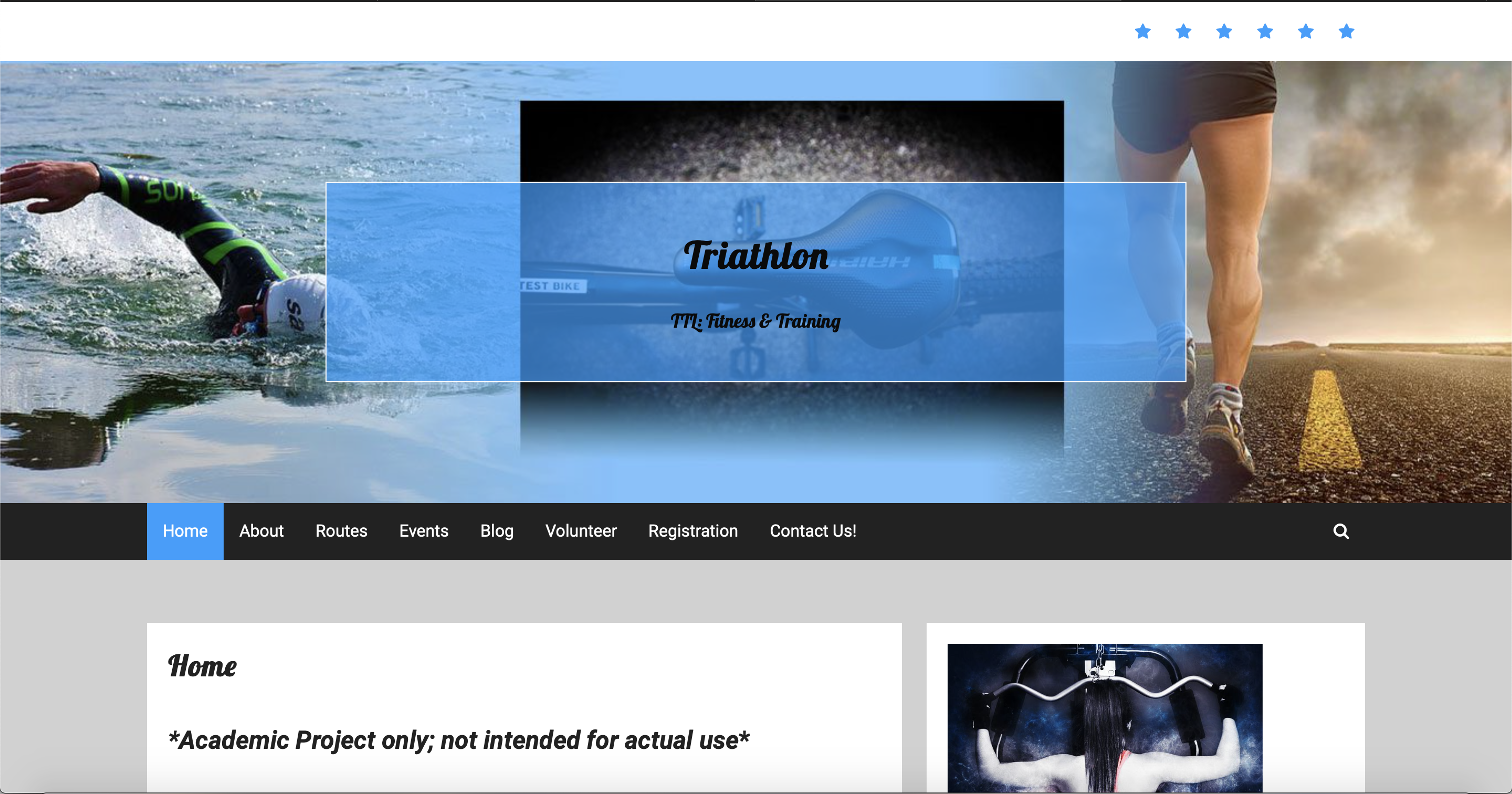 WordPress Triathlon